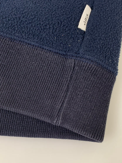 【中古品】【メンズ】 WTAPS ダブルタップス CRUCIBLE CREW NECK FLEECE 202ATDT-CSM33 クルーシブル クルーネック フリース 長袖 スウェット メンズ トップス 142-260717-em-01-min サイズ：2 カラー：ネイビー 万代Net店