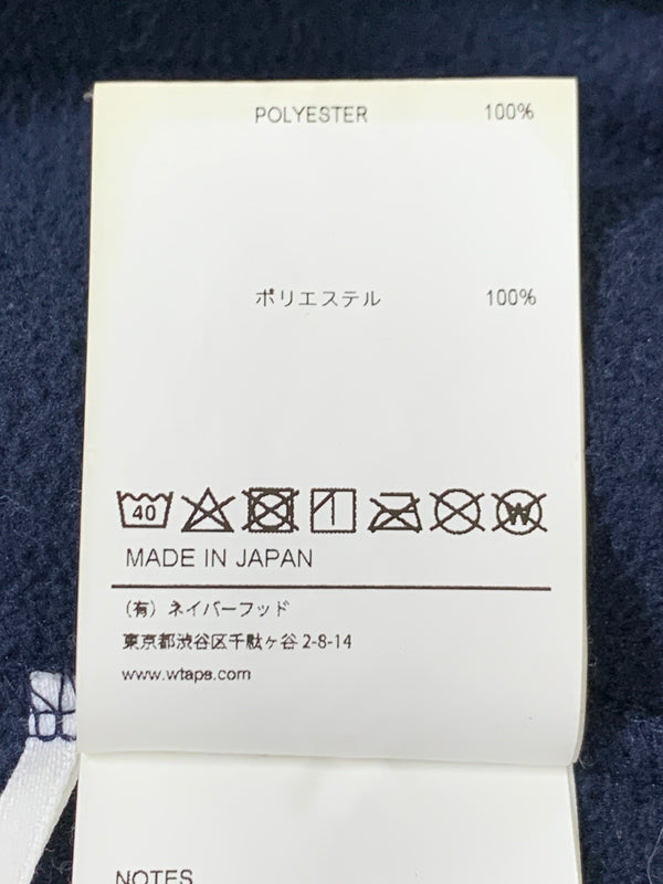 【中古品】【メンズ】 WTAPS ダブルタップス CRUCIBLE CREW NECK FLEECE 202ATDT-CSM33 クルーシブル クルーネック フリース 長袖 スウェット メンズ トップス 142-260717-em-01-min サイズ：2 カラー：ネイビー 万代Net店