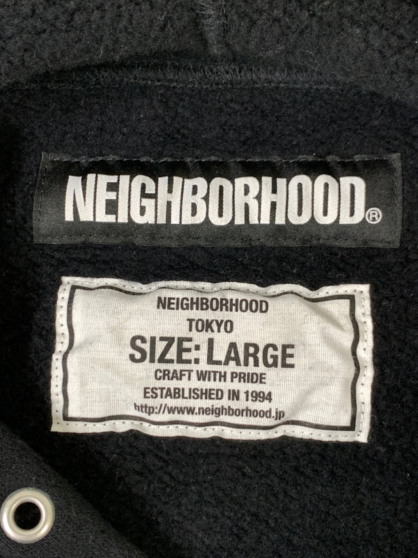 【中古品】【メンズ】 NEIGHBORHOOD ネイバーフッド 181FPNH-CSM05 SRL.ROOTS C-HOODED.LS プルオーバーパーカー 142-260718-AS-31-min サイズ：L カラー：ブラック 万代Net店