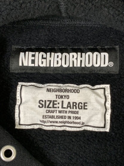 【中古品】【メンズ】 NEIGHBORHOOD ネイバーフッド 181FPNH-CSM05 SRL.ROOTS C-HOODED.LS プルオーバーパーカー 142-260718-AS-31-min サイズ：L カラー：ブラック 万代Net店
