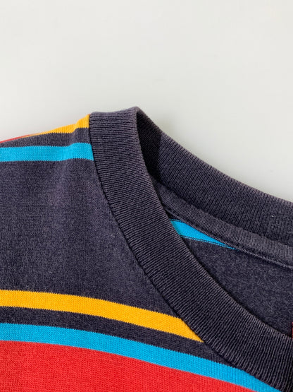 【中古品】【メンズ】 SUPREME シュプリーム MULTI STRIPE SS TOP 半袖Tシャツ ショートスリーブ 149-260718-AS-32-min サイズ：M 万代Net店