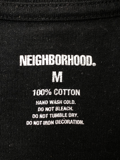 【中古品】【メンズ】 NEIGHBORHOOD ネイバーフッド SRL TEE 半袖Tシャツ ボタニカル プリント メンズ トップス 142-260717-em-33-min サイズ：M カラー：ブラック 万代Net店