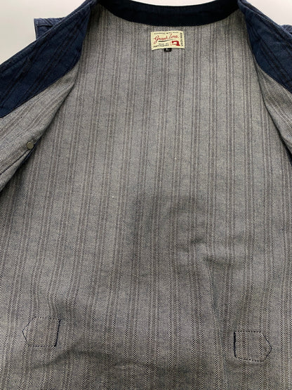 【中古品】【メンズ】 GRAPHZERO グラフゼロ DENIM VEST デニムベスト トップス 145-260715-yn-32-min サイズ：L カラー：インディゴ 万代Net店