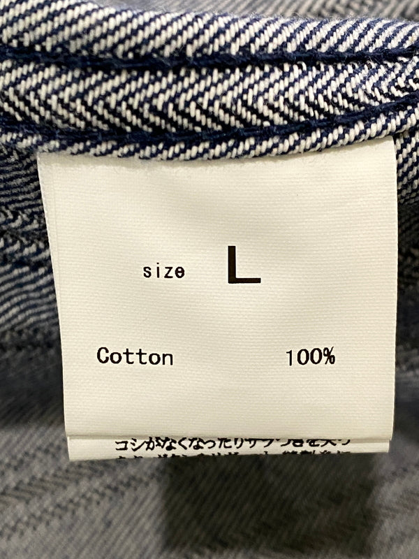 【中古品】【メンズ】 GRAPHZERO グラフゼロ DENIM VEST デニムベスト トップス 145-260715-yn-32-min サイズ：L カラー：インディゴ 万代Net店