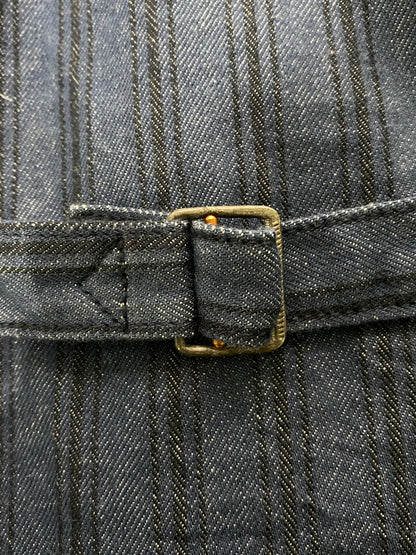 【中古品】【メンズ】 GRAPHZERO グラフゼロ DENIM VEST デニムベスト トップス 145-260715-yn-32-min サイズ：L カラー：インディゴ 万代Net店