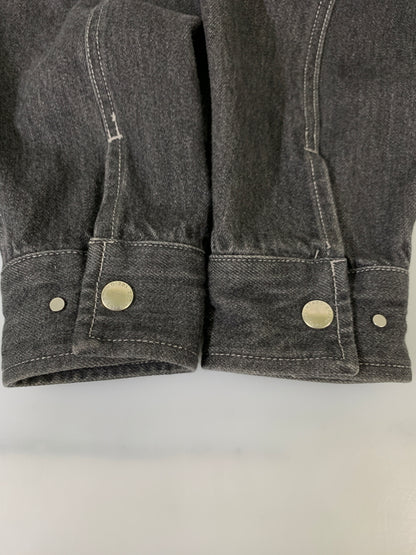 【中古品】【メンズ】 WTAPS ダブルタップス THOMPSON COTTON DENIM JACKET 211WVDT-JKM02 トンプソン コットンデニムジャケット メンズ アウター 142-260717-em-03-min サイズ：1 カラー：インディゴブラック 万代Net店