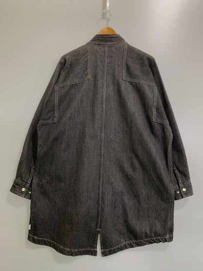 【中古品】【メンズ】 WTAPS ダブルタップス THOMPSON COTTON DENIM JACKET 211WVDT-JKM02 トンプソン コットンデニムジャケット メンズ アウター 142-260717-em-03-min サイズ：1 カラー：インディゴブラック 万代Net店