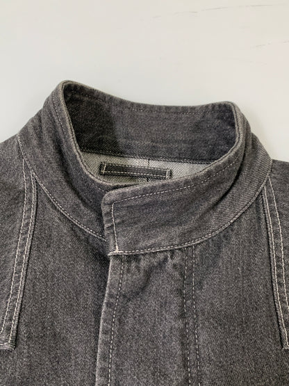 【中古品】【メンズ】 WTAPS ダブルタップス THOMPSON COTTON DENIM JACKET 211WVDT-JKM02 トンプソン コットンデニムジャケット メンズ アウター 142-260717-em-03-min サイズ：1 カラー：インディゴブラック 万代Net店
