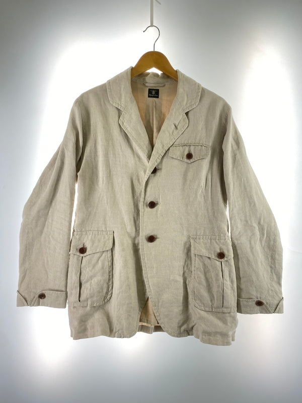 【中古品】【メンズ】 DJANGO ATOUR ジャンゴ アトゥール リネンジャケット アウター 140-260727-jt-16-min サイズ：M カラー：ライトベージュ 万代Net店