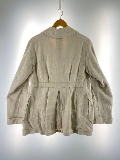 【中古品】【メンズ】 DJANGO ATOUR ジャンゴ アトゥール リネンジャケット アウター 140-260727-jt-16-min サイズ：M カラー：ライトベージュ 万代Net店