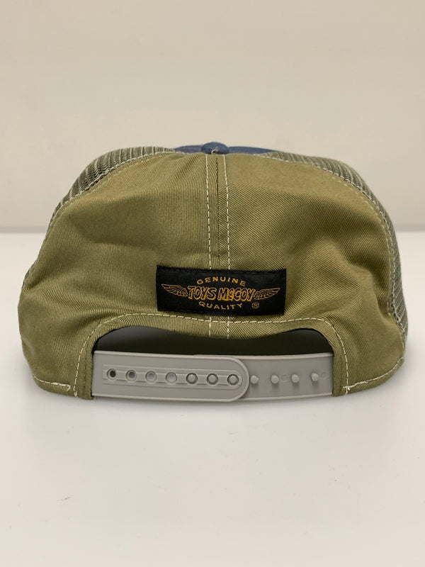 【中古品】【メンズ】 TOYS MCCOY トイズマッコイ MESH CAP TOYS MCCOY TMA2503 メッシュキャップ 帽子 ロゴ刺繍 185-260723-em-22-min カラー：サックスグレー/オリーブ 万代Net店