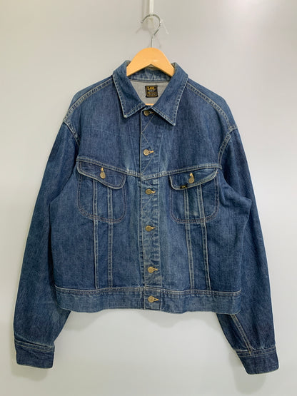 【中古品】【メンズ】 LEE リー 101-J DENIM JACKET 70'S デニム ジャケット メンズ Gジャン アウター 70年代 ヴィンテージ 146-260717-em-04-min サイズ：46 カラー：インディゴブルー 万代Net店