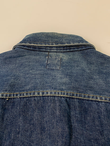 【中古品】【メンズ】 LEE リー 101-J DENIM JACKET 70'S デニム ジャケット メンズ Gジャン アウター 70年代 ヴィンテージ 146-260717-em-04-min サイズ：46 カラー：インディゴブルー 万代Net店