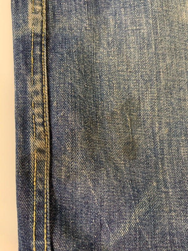 【中古品】【メンズ】 LEE リー 101-J DENIM JACKET 70'S デニム ジャケット メンズ Gジャン アウター 70年代 ヴィンテージ 146-260717-em-04-min サイズ：46 カラー：インディゴブルー 万代Net店