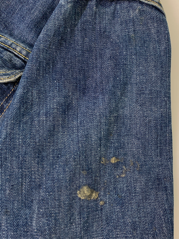 【中古品】【メンズ】 LEE リー 101-J DENIM JACKET 70'S デニム ジャケット メンズ Gジャン アウター 70年代 ヴィンテージ 146-260717-em-04-min サイズ：46 カラー：インディゴブルー 万代Net店