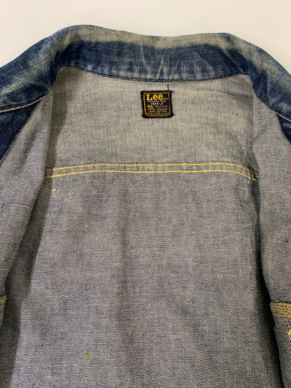 【中古品】【メンズ】 LEE リー 101-J DENIM JACKET 70'S デニム ジャケット メンズ Gジャン アウター 70年代 ヴィンテージ 146-260717-em-04-min サイズ：46 カラー：インディゴブルー 万代Net店