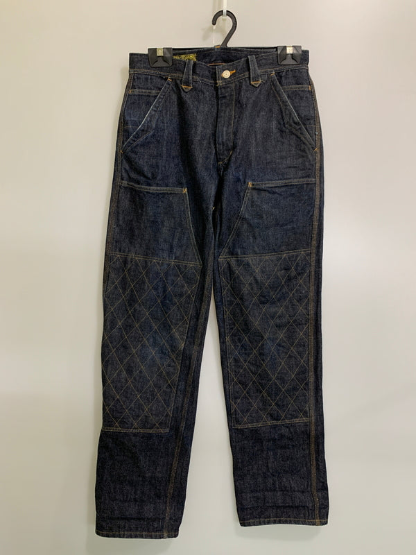 【中古品】【メンズ】 WESTRIDE ウエストライド DOUBLE KNEE DENIM PANTS ウエストライド ダブルニー デニムパンツ メンズ ボトムス ジーンズ 156-260717-em-19-min サイズ：34 カラー：インディゴ 万代Net店