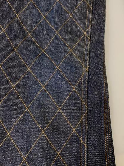 【中古品】【メンズ】 WESTRIDE ウエストライド DOUBLE KNEE DENIM PANTS ウエストライド ダブルニー デニムパンツ メンズ ボトムス ジーンズ 156-260717-em-19-min サイズ：34 カラー：インディゴ 万代Net店