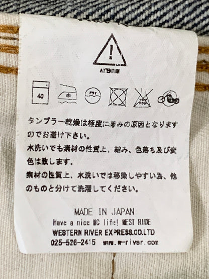 【中古品】【メンズ】 WESTRIDE ウエストライド DOUBLE KNEE DENIM PANTS ウエストライド ダブルニー デニムパンツ メンズ ボトムス ジーンズ 156-260717-em-19-min サイズ：34 カラー：インディゴ 万代Net店