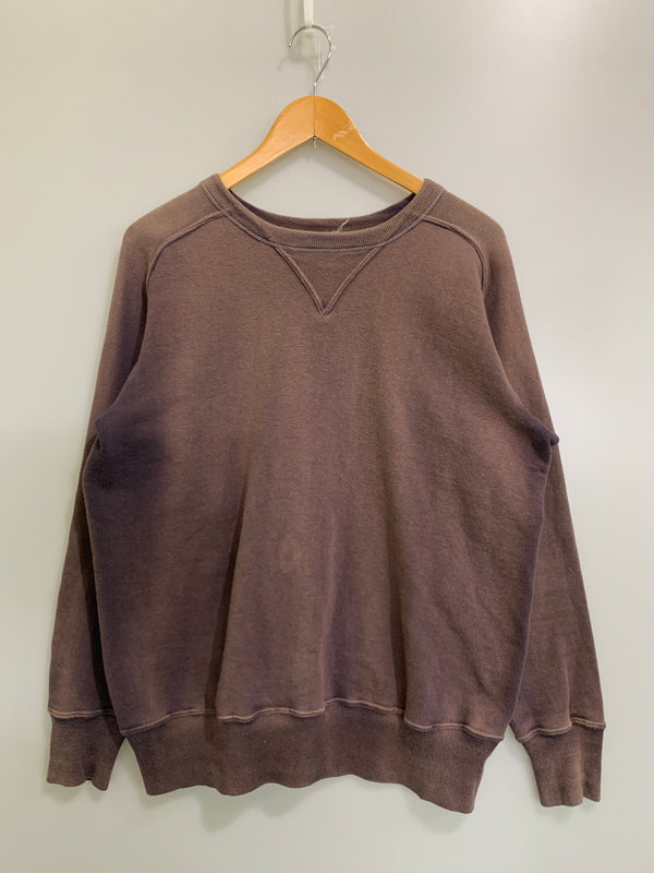 【現状渡し品】【メンズ】 WAREHOUSE ウエアハウス セットインフリーダム スウェット トレーナー 145-260718-AS-13-min サイズ：44 カラー：パープル(色あせ) 万代Net店