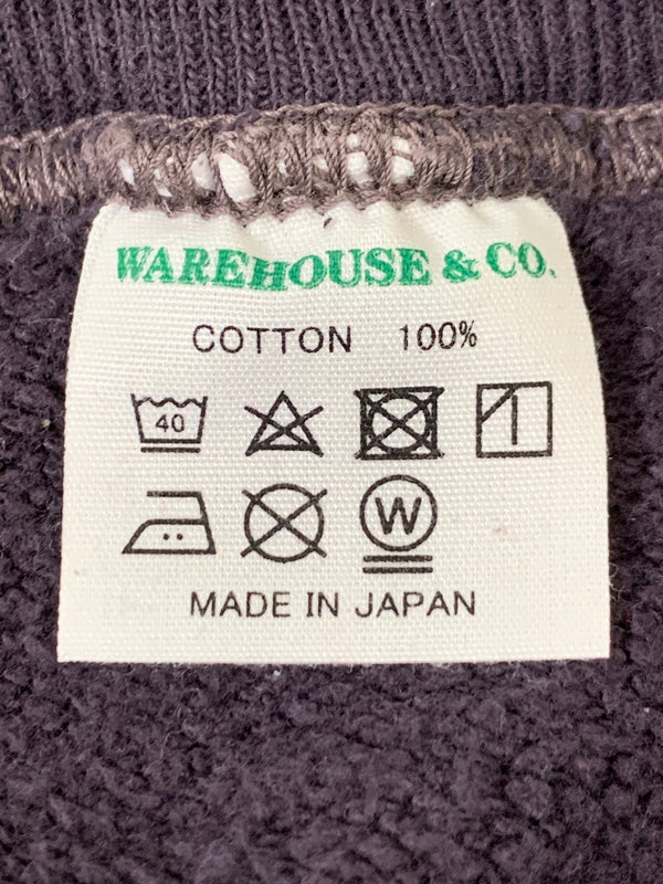 【現状渡し品】【メンズ】 WAREHOUSE ウエアハウス セットインフリーダム スウェット トレーナー 145-260718-AS-13-min サイズ：44 カラー：パープル(色あせ) 万代Net店