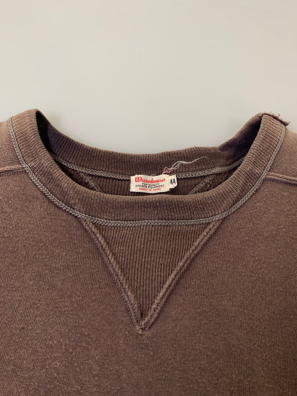 【現状渡し品】【メンズ】 WAREHOUSE ウエアハウス セットインフリーダム スウェット トレーナー 145-260718-AS-13-min サイズ：44 カラー：パープル(色あせ) 万代Net店