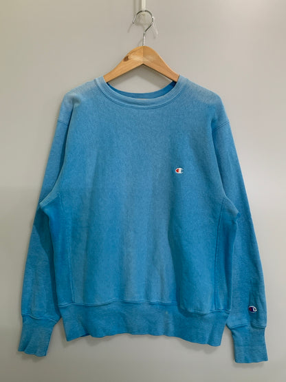 【中古品】【メンズ】 CHAMPION チャンピオン REVERSE WEAVE SWEATSHIRT 90'S リバースウィーブ スウェットシャツ メンズ トップス 長袖 146-260717-em-06-min サイズ：Ｌ カラー：ライトブルー 万代Net店