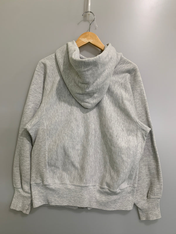 【中古品】【メンズ】 CHAMPION チャンピオン REVERSE WEAVE ZIP HOODIE 90'S リバースウィーブ ジップ フーディー メンズ 90年代 ヴィンテージ 146-260717-em-05-min サイズ：M カラー：ライトグレー 万代Net店
