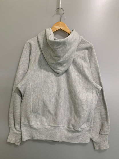 【中古品】【メンズ】 CHAMPION チャンピオン REVERSE WEAVE ZIP HOODIE 90'S リバースウィーブ ジップ フーディー メンズ 90年代 ヴィンテージ 146-260717-em-05-min サイズ：M カラー：ライトグレー 万代Net店