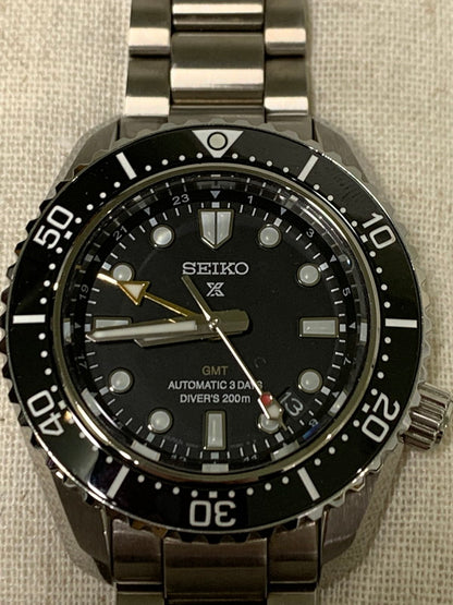 【中古品】【メンズ】 SEIKO セイコー 6R54-00D0 PROSPEX ダイバースキューバGMT 腕時計 195-260719-AS-2-min カラー：シルバー 万代Net店