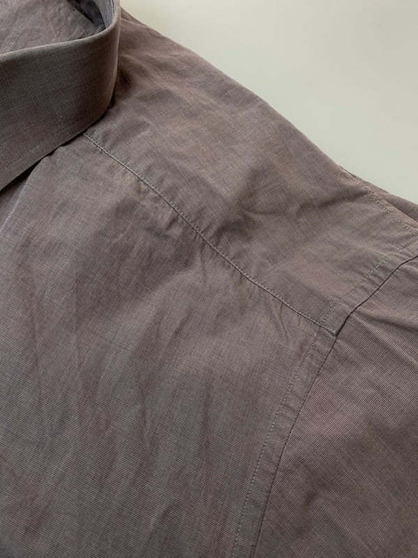 【現状渡し品】【メンズ】 IM PRODUCT アイムプロダクト L/S SHIRT ロングスリーブシャツ 長袖シャツ トップス 140-260715-yn-02-min サイズ：表記なし 下記参照 カラー：グレー系（紫味のある） 万代Net店