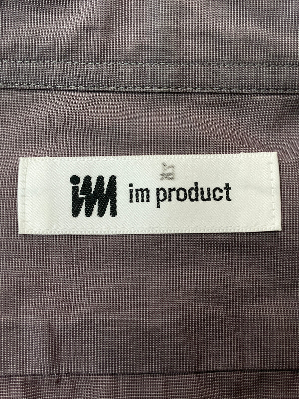 【現状渡し品】【メンズ】 IM PRODUCT アイムプロダクト L/S SHIRT ロングスリーブシャツ 長袖シャツ トップス 140-260715-yn-02-min サイズ：表記なし 下記参照 カラー：グレー系（紫味のある） 万代Net店