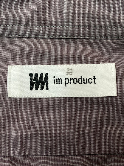 【現状渡し品】【メンズ】 IM PRODUCT アイムプロダクト L/S SHIRT ロングスリーブシャツ 長袖シャツ トップス 140-260715-yn-02-min サイズ：表記なし 下記参照 カラー：グレー系（紫味のある） 万代Net店