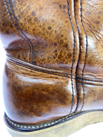 【現状渡し品】【メンズ】 RED WING レッドウィング 90'S 犬タグ PECOS BOOTS 靴 シューズ ペコスブーツ ヴィンテージ 164-260719-AS-23-min サイズ：8E カラー：ブラウン 万代Net店