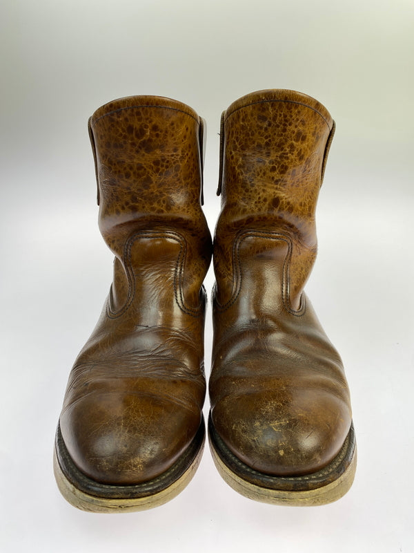【現状渡し品】【メンズ】 RED WING レッドウィング 90'S 犬タグ PECOS BOOTS 靴 シューズ ペコスブーツ ヴィンテージ 164-260719-AS-23-min サイズ：8E カラー：ブラウン 万代Net店