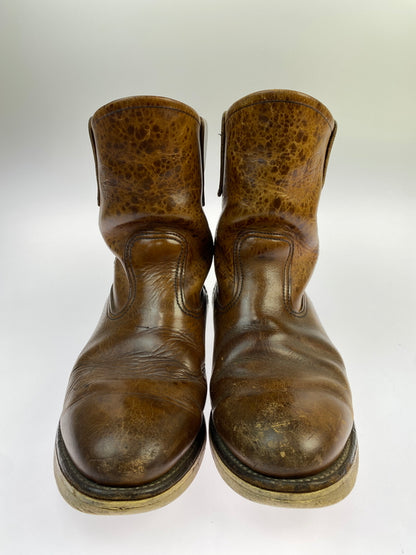 【現状渡し品】【メンズ】 RED WING レッドウィング 90'S 犬タグ PECOS BOOTS 靴 シューズ ペコスブーツ ヴィンテージ 164-260719-AS-23-min サイズ：8E カラー：ブラウン 万代Net店