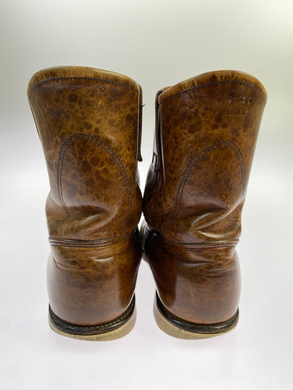 【現状渡し品】【メンズ】 RED WING レッドウィング 90'S 犬タグ PECOS BOOTS 靴 シューズ ペコスブーツ ヴィンテージ 164-260719-AS-23-min サイズ：8E カラー：ブラウン 万代Net店