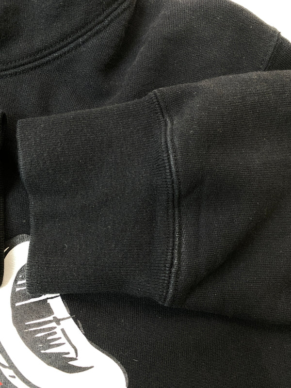 【中古品】【メンズ】 SUPREME シュプリーム CAT IN THE HAT HOODED SWEATSHIRT 18AW キャット イン ザ ハット フーデッド スウェットシャツ メンズ パーカー 149-260717-em-29-min サイズ：M カラー：ブラック 万代Net店