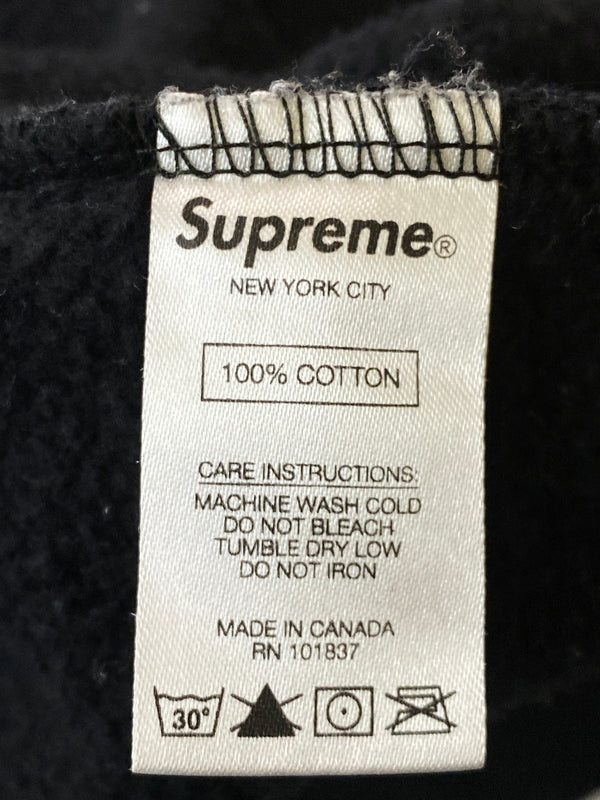 【中古品】【メンズ】 SUPREME シュプリーム CAT IN THE HAT HOODED SWEATSHIRT 18AW キャット イン ザ ハット フーデッド スウェットシャツ メンズ パーカー 149-260717-em-29-min サイズ：M カラー：ブラック 万代Net店