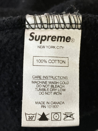 【中古品】【メンズ】 SUPREME シュプリーム CAT IN THE HAT HOODED SWEATSHIRT 18AW キャット イン ザ ハット フーデッド スウェットシャツ メンズ パーカー 149-260717-em-29-min サイズ：M カラー：ブラック 万代Net店