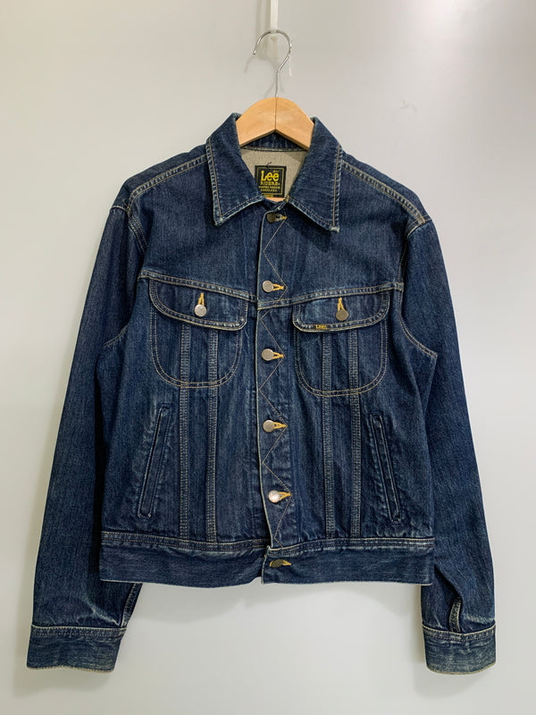 【中古品】【メンズ】 LEE リー 0424 日本製 101復刻 DENIM JACKET デニムジャケット アウター 146-260718-AS-19-min サイズ：M カラー：インディゴ 万代Net店