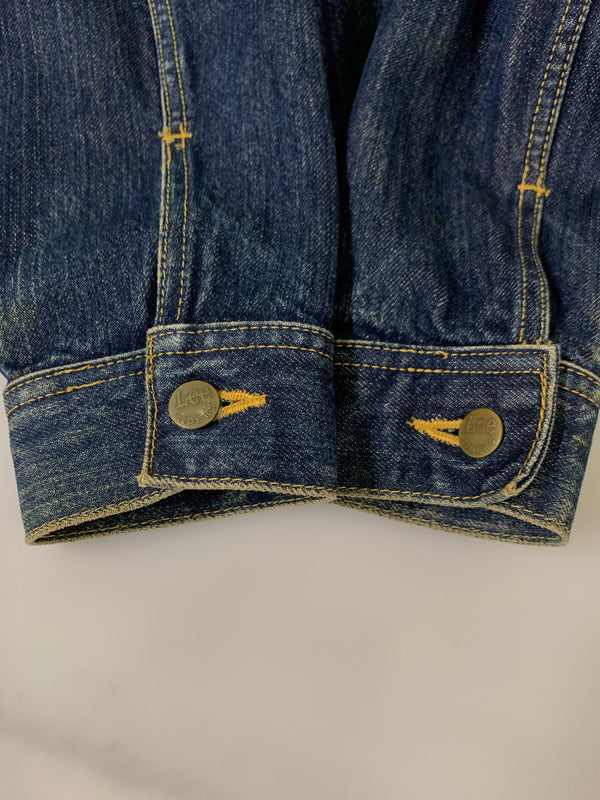 【中古品】【メンズ】 LEE リー 0424 日本製 101復刻 DENIM JACKET デニムジャケット アウター 146-260718-AS-19-min サイズ：M カラー：インディゴ 万代Net店