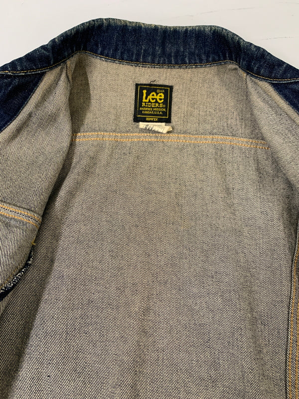 【中古品】【メンズ】 LEE リー 0424 日本製 101復刻 DENIM JACKET デニムジャケット アウター 146-260718-AS-19-min サイズ：M カラー：インディゴ 万代Net店