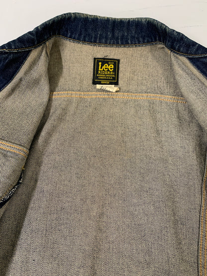 【中古品】【メンズ】 LEE リー 0424 日本製 101復刻 DENIM JACKET デニムジャケット アウター 146-260718-AS-19-min サイズ：M カラー：インディゴ 万代Net店