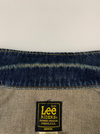 【中古品】【メンズ】 LEE リー 0424 日本製 101復刻 DENIM JACKET デニムジャケット アウター 146-260718-AS-19-min サイズ：M カラー：インディゴ 万代Net店
