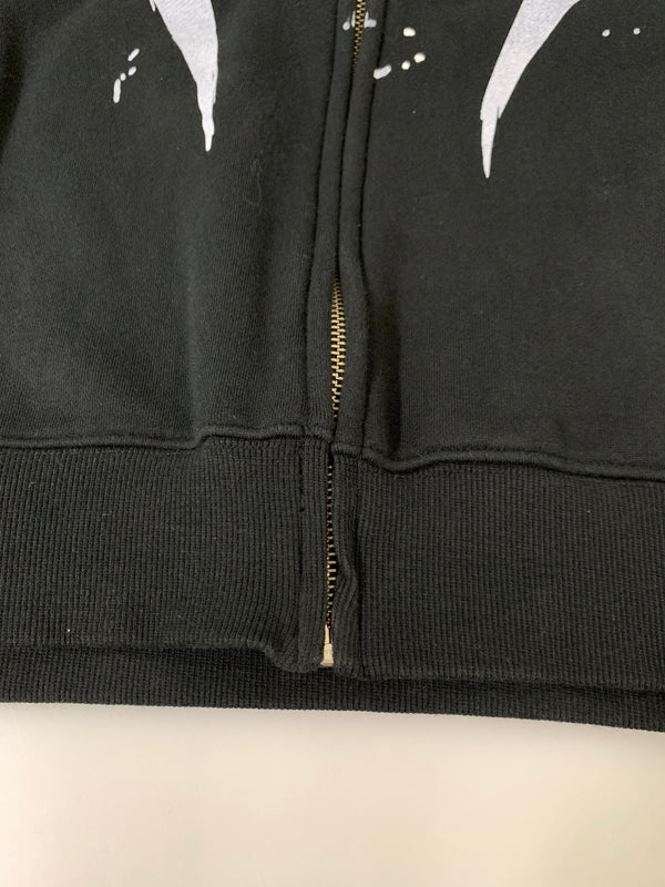 【中古品】【レディース】 REFLEM レフレム ツノ付きピグメント LS ZIP PARKA ロングスリーブ ジップ パーカー RF23-E17 フーディ 170-260922-hu-61-min サイズ：Free カラー：ブラック 万代Net店