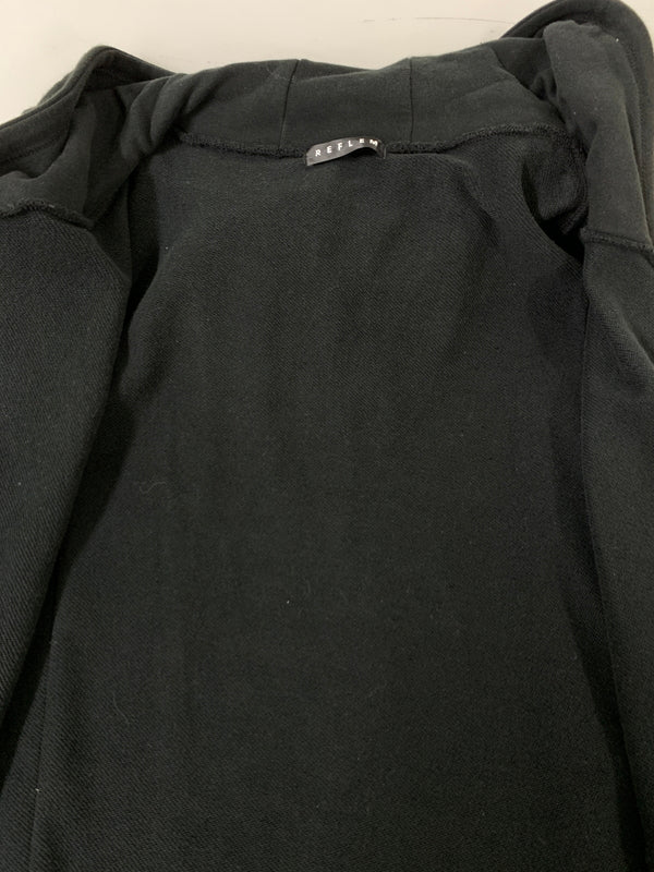 【中古品】【レディース】 REFLEM レフレム ツノ付きピグメント LS ZIP PARKA ロングスリーブ ジップ パーカー RF23-E17 フーディ 170-260922-hu-61-min サイズ：Free カラー：ブラック 万代Net店