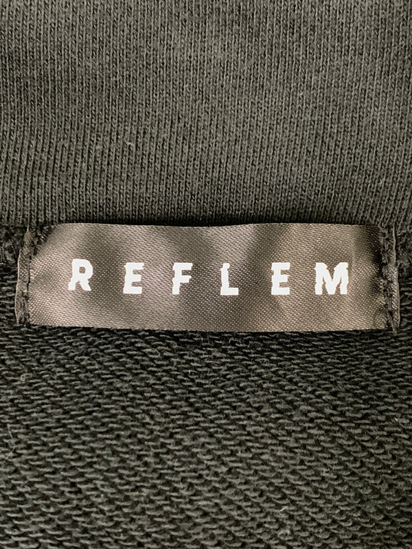 【中古品】【レディース】 REFLEM レフレム ツノ付きピグメント LS ZIP PARKA ロングスリーブ ジップ パーカー RF23-E17 フーディ 170-260922-hu-61-min サイズ：Free カラー：ブラック 万代Net店