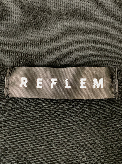 【中古品】【レディース】 REFLEM レフレム ツノ付きピグメント LS ZIP PARKA ロングスリーブ ジップ パーカー RF23-E17 フーディ 170-260922-hu-61-min サイズ：Free カラー：ブラック 万代Net店