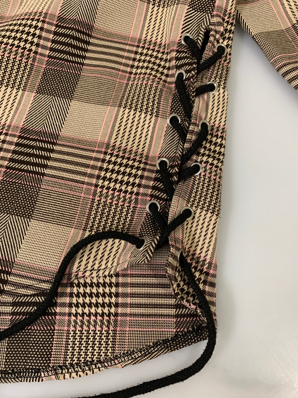 【中古品】【メンズ】 LEGENDA レジェンダ LES159 スリーブバラ刺繍 サイドレースアップジャケット ライトアウター 142-260718-AS-18-min サイズ：下記参照 カラー：ベージュ系 万代Net店